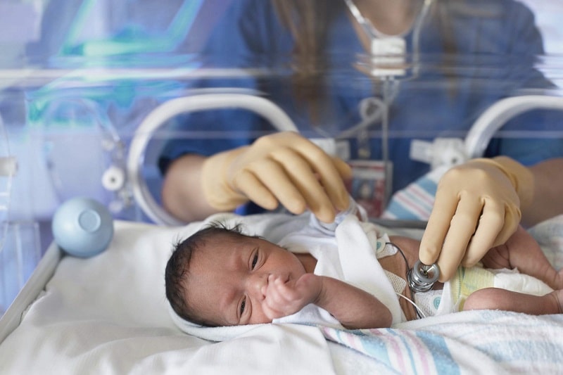 Newborn ultrasound in nicu intensive care unit